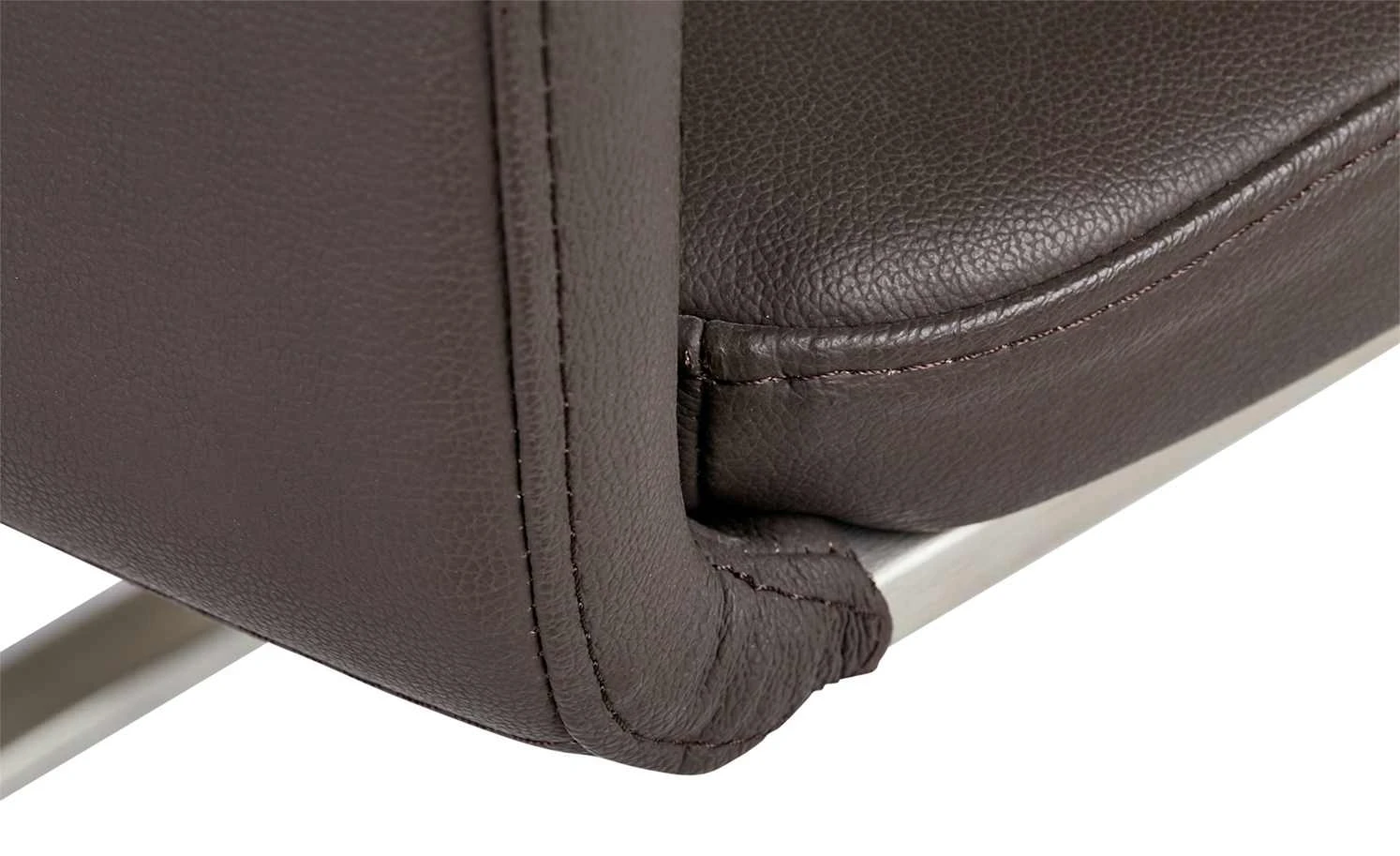 uno Freischwinger Letitia | Braun Leder 11 uno Freischwinger Letitia | Braun Leder – Bild 9