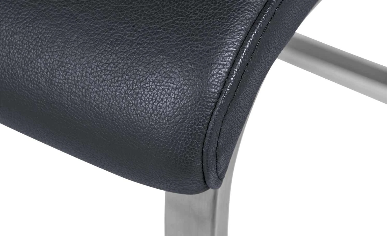 uno Freischwinger Letitia | Nachtblau Leder 7 uno Freischwinger Letitia | Nachtblau Leder – Bild 5