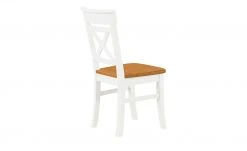 maison bleue Holzstuhl massiv Florian | Weiß / bernsteinfarben Nein -Stuhle Geschaft 13316312 7 202108131411