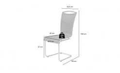 Schwingstuhl mit Kunstgeflecht Gérard | Chrom 15 Schwingstuhl mit Kunstgeflecht Gérard | Chrom -Stuhle Geschaft 13316763 7 201907242255