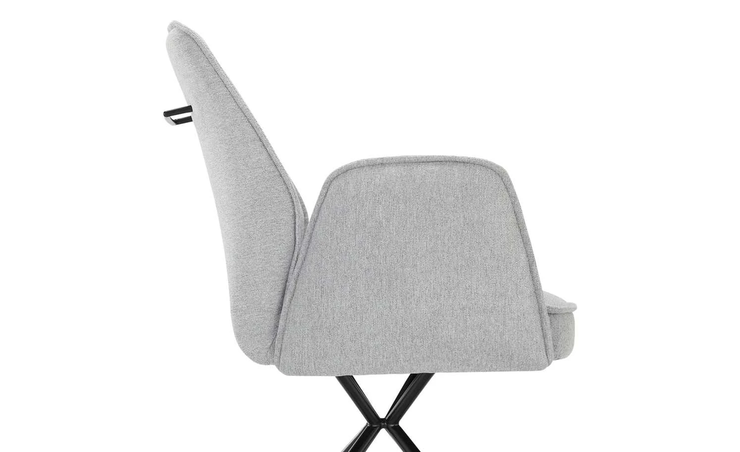 Polsterstuhl Lene | Grau / Schwarz Ja 8 Polsterstuhl Lene | Grau / Schwarz Ja – Bild 6