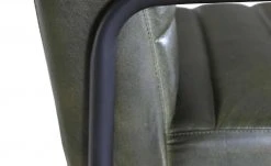 Leder Schwingstuhl mit Armlehne Buff | Khakigrün -Stuhle Geschaft 13348954 3 202204012239