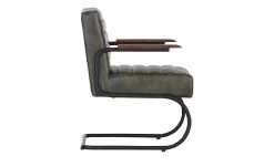 Leder Schwingstuhl mit Armlehne Buff | Khakigrün -Stuhle Geschaft 13348954 5 202204012239