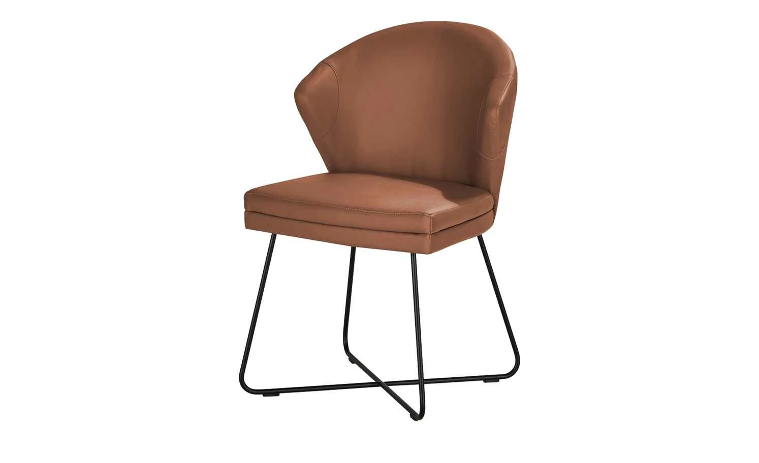 Berger & Rath Leder-Kufenstuhl Arcu | Cognac (Braun) 3 Berger & Rath Leder-Kufenstuhl Arcu | Cognac (Braun)