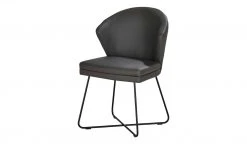 Berger & Rath Kunstleder-Kufenstuhl Arcu | Fango (Grau)