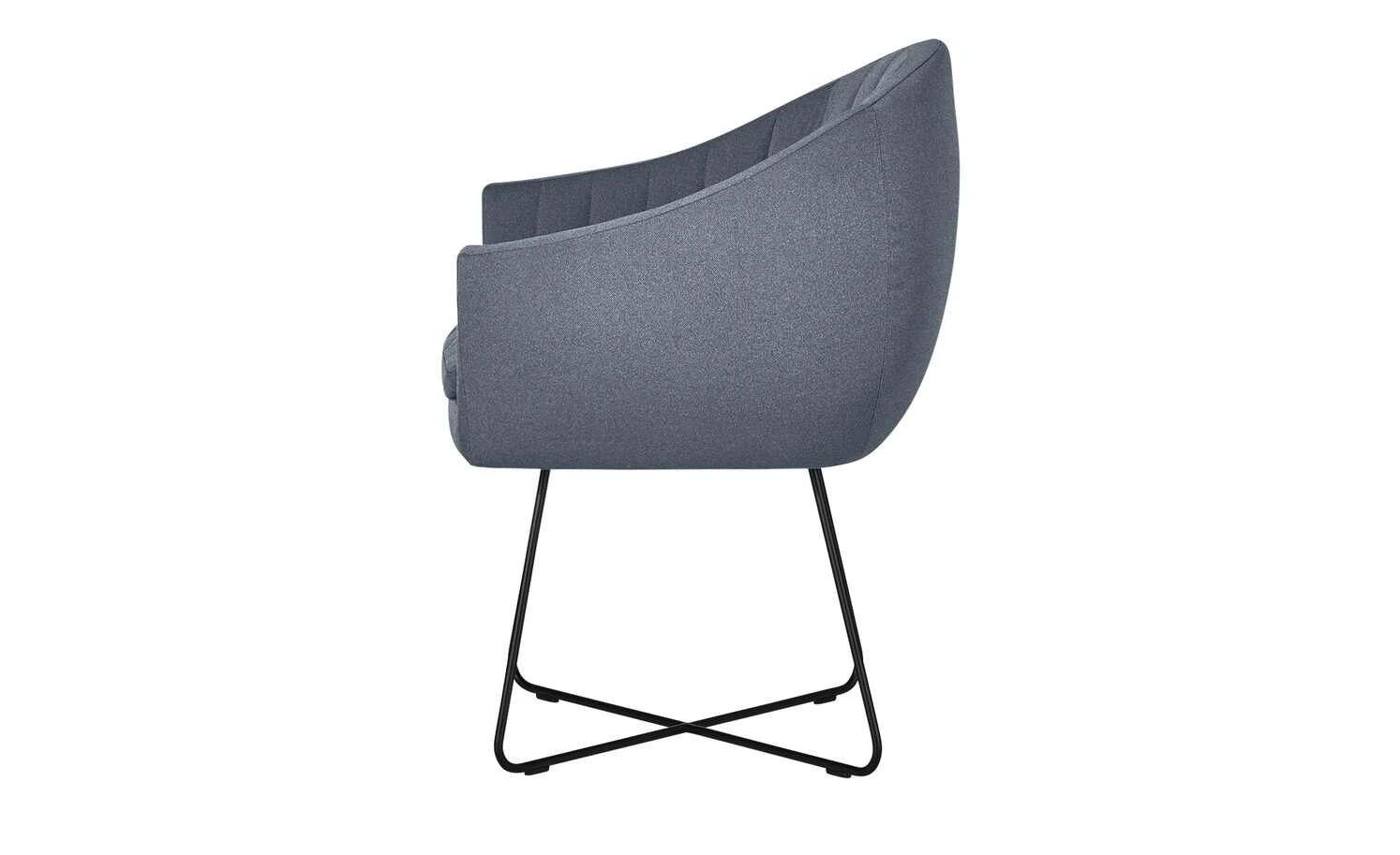 Berger & Rath Kufenstuhl Lanx | Dunkelblau 4 Berger & Rath Kufenstuhl Lanx | Dunkelblau – Bild 2