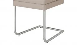 Woodford Kunstleder-Freischwinger mit Griff Levi | Schlamm (Beige) -Stuhle Geschaft 14302522 4 202102252235