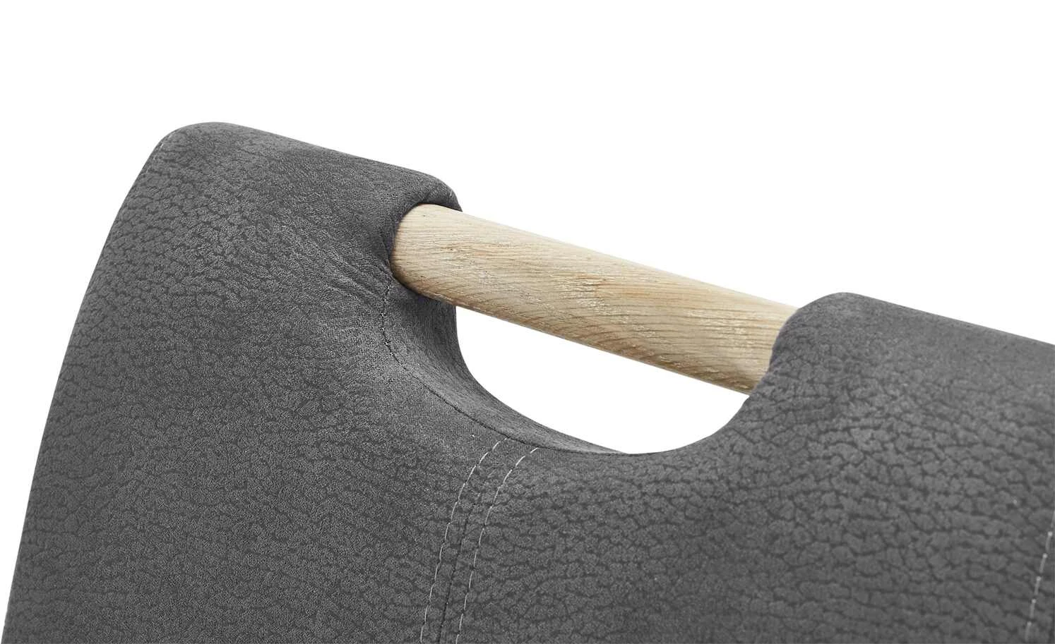 Woodford Polsterstuhl mit Griff Gabi 4 | Anthrazit Eiche Sonoma 8 Woodford Polsterstuhl mit Griff Gabi 4 | Anthrazit Eiche Sonoma – Bild 6