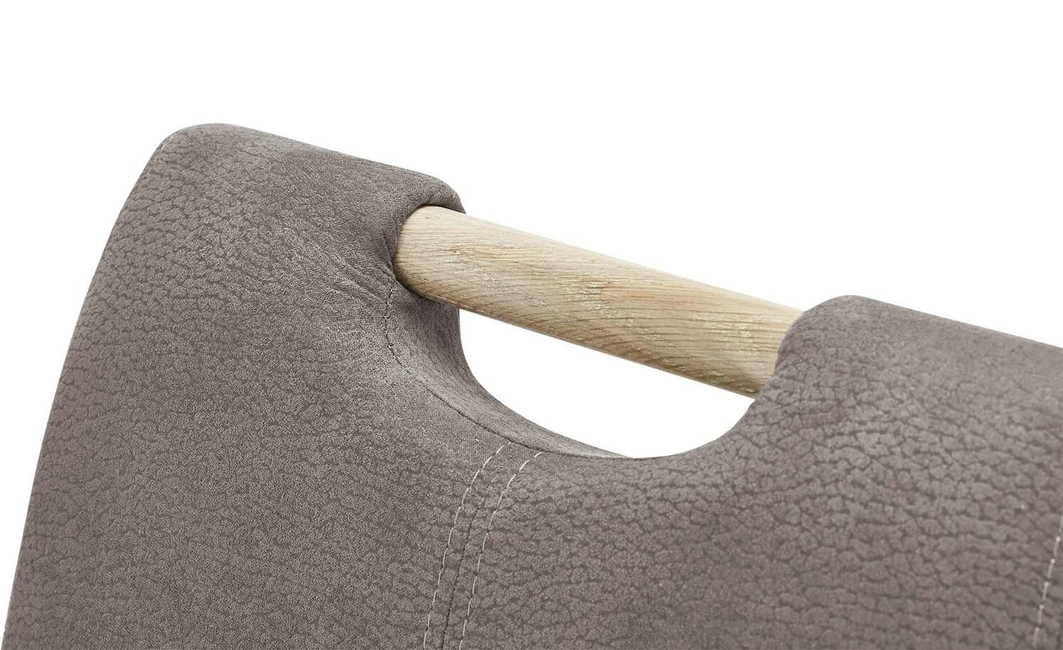 Woodford Polsterstuhl mit Griff Gabi 4 | Taupe (Beige) Eiche Sonoma 6 Woodford Polsterstuhl mit Griff Gabi 4 | Taupe (Beige) Eiche Sonoma – Bild 4