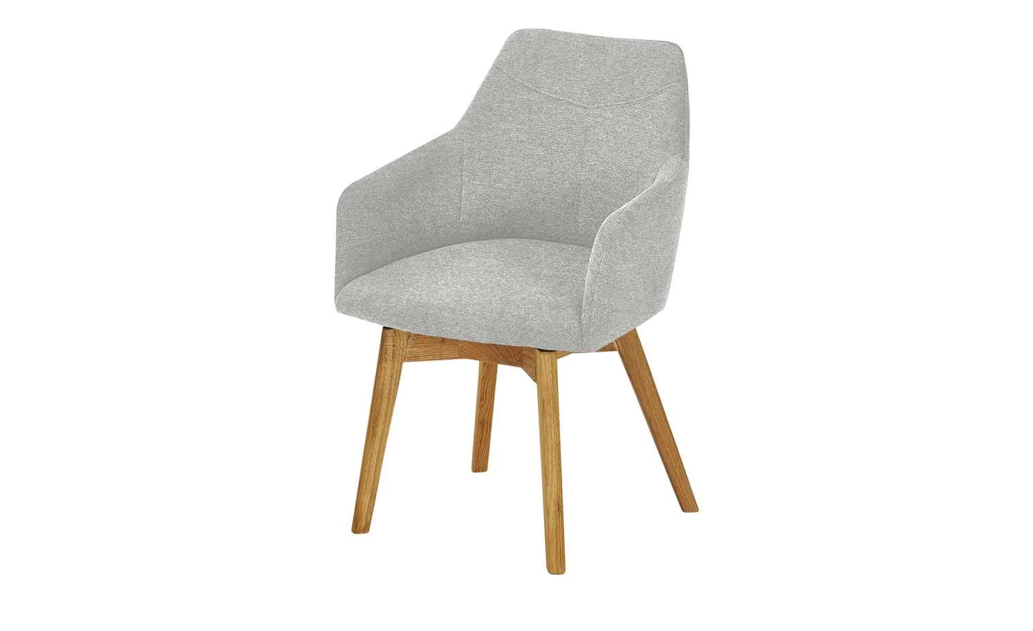 Woodford Polsterstuhl mit Armlehne Muron | Lichtgrau Ja 4 Woodford Polsterstuhl mit Armlehne Muron | Lichtgrau Ja – Bild 2