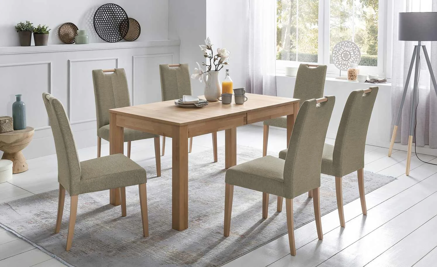 Woodford Polsterstuhl mit Griff Gabi 4 | Atmosphere (Beige) Buche 3 Woodford Polsterstuhl mit Griff Gabi 4 | Atmosphere (Beige) Buche