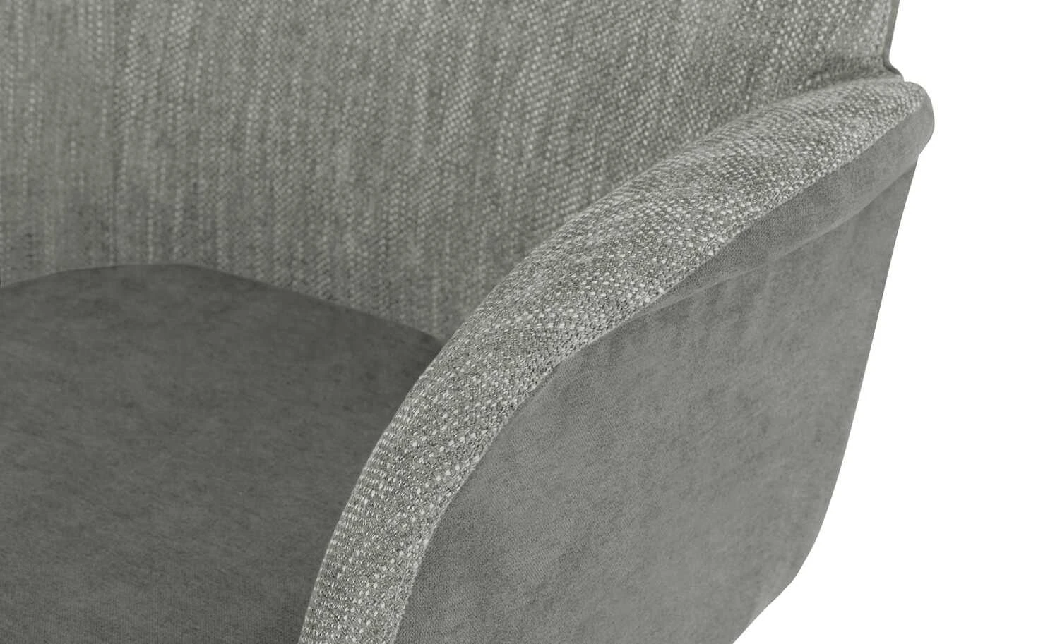 Woodford Polsterstuhl mit Armlehne Melba | Lichtgrau Ja 6 Woodford Polsterstuhl mit Armlehne Melba | Lichtgrau Ja – Bild 4