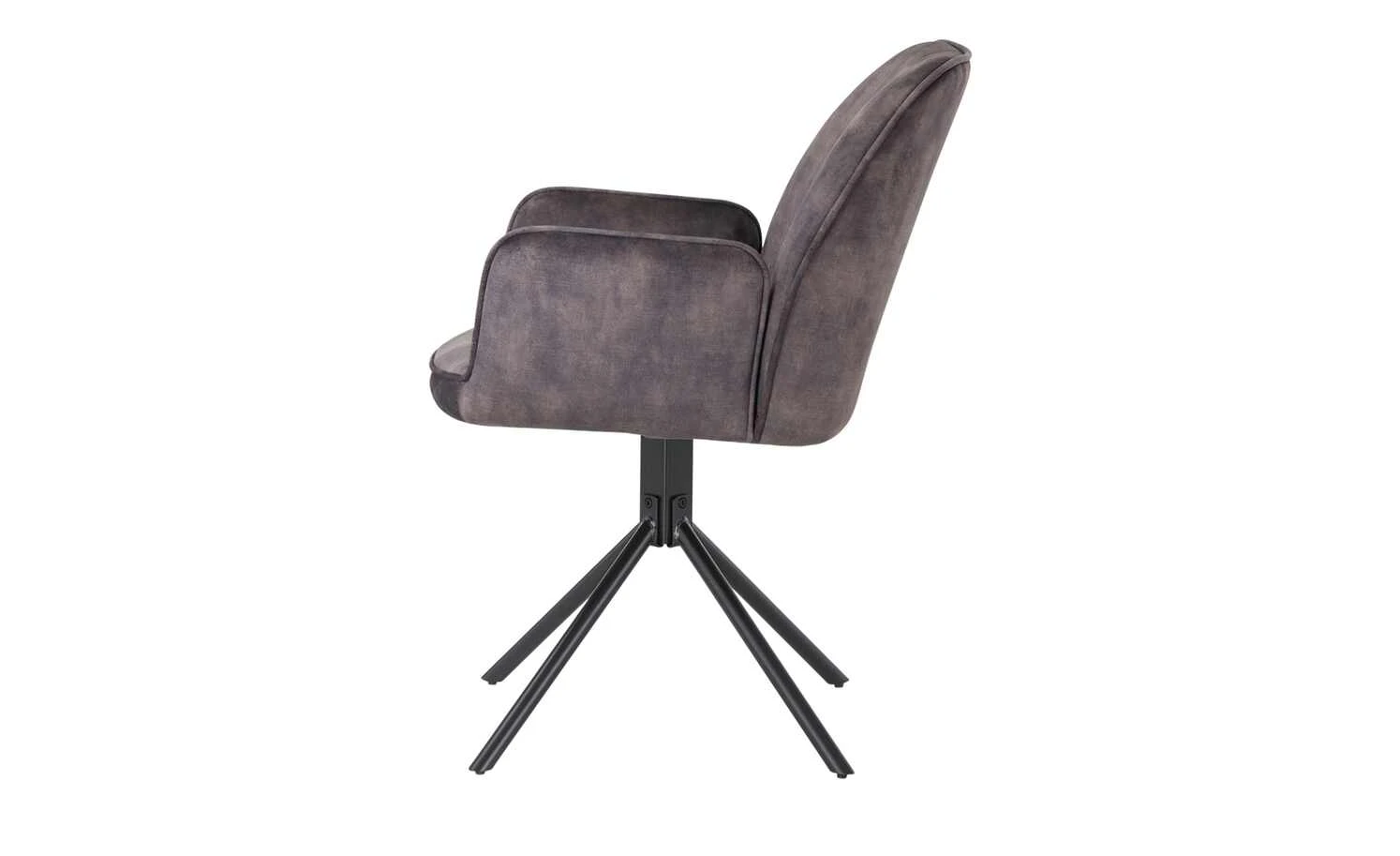 Armlehnstuhl Flynn | Anthrazit (Velour) Ja 6 Armlehnstuhl Flynn | Anthrazit (Velour) Ja – Bild 4