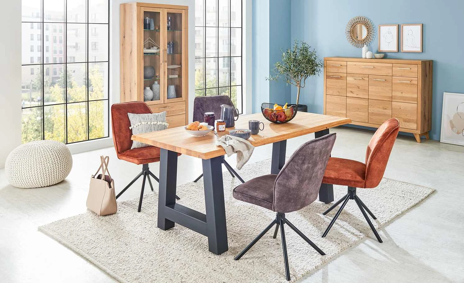 Stuhl Flynn | Rostbraun Nein 3 Stuhl Flynn | Rostbraun Nein