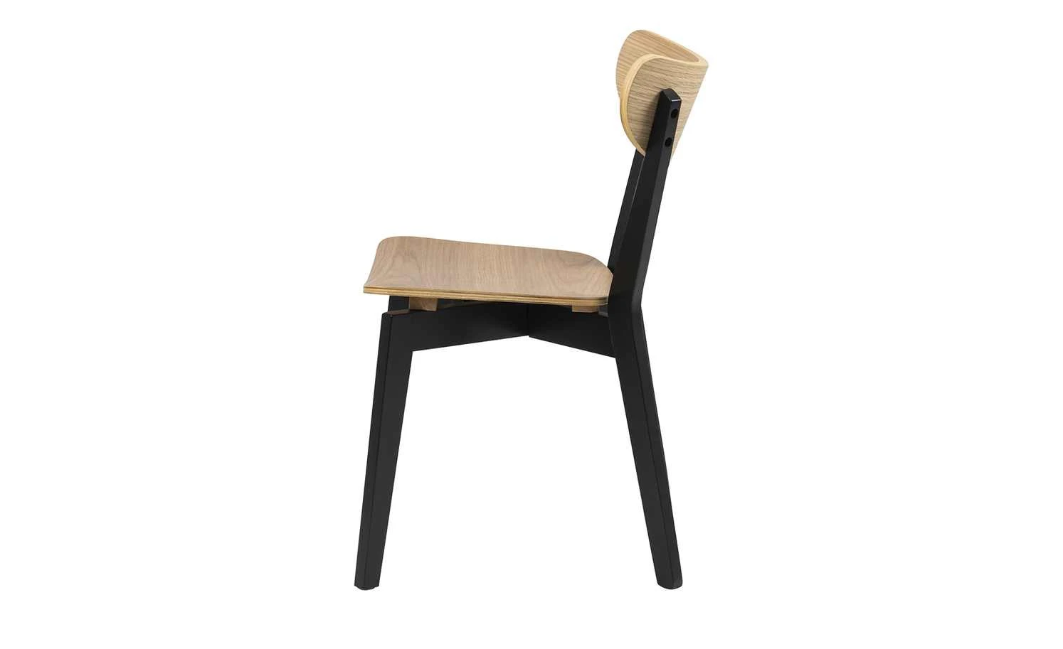 Stuhl Robin | Eiche / Schwarz 5 Stuhl Robin | Eiche / Schwarz – Bild 3