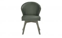 Berger & Rath Leder-Polsterstuhl Arcu | Verde (Grün) Londra (Hellgrau) -Stuhle Geschaft 14305420 8 202101262258