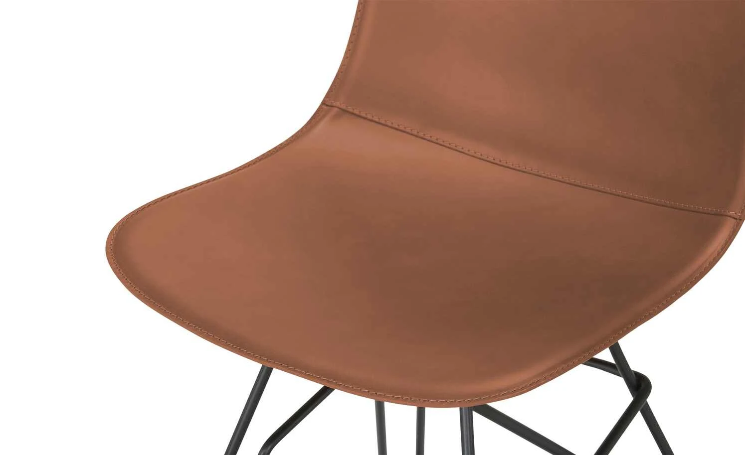 Connubia Schalenstuhl Academy | Cognac (Braun) 8 Connubia Schalenstuhl Academy | Cognac (Braun) – Bild 6