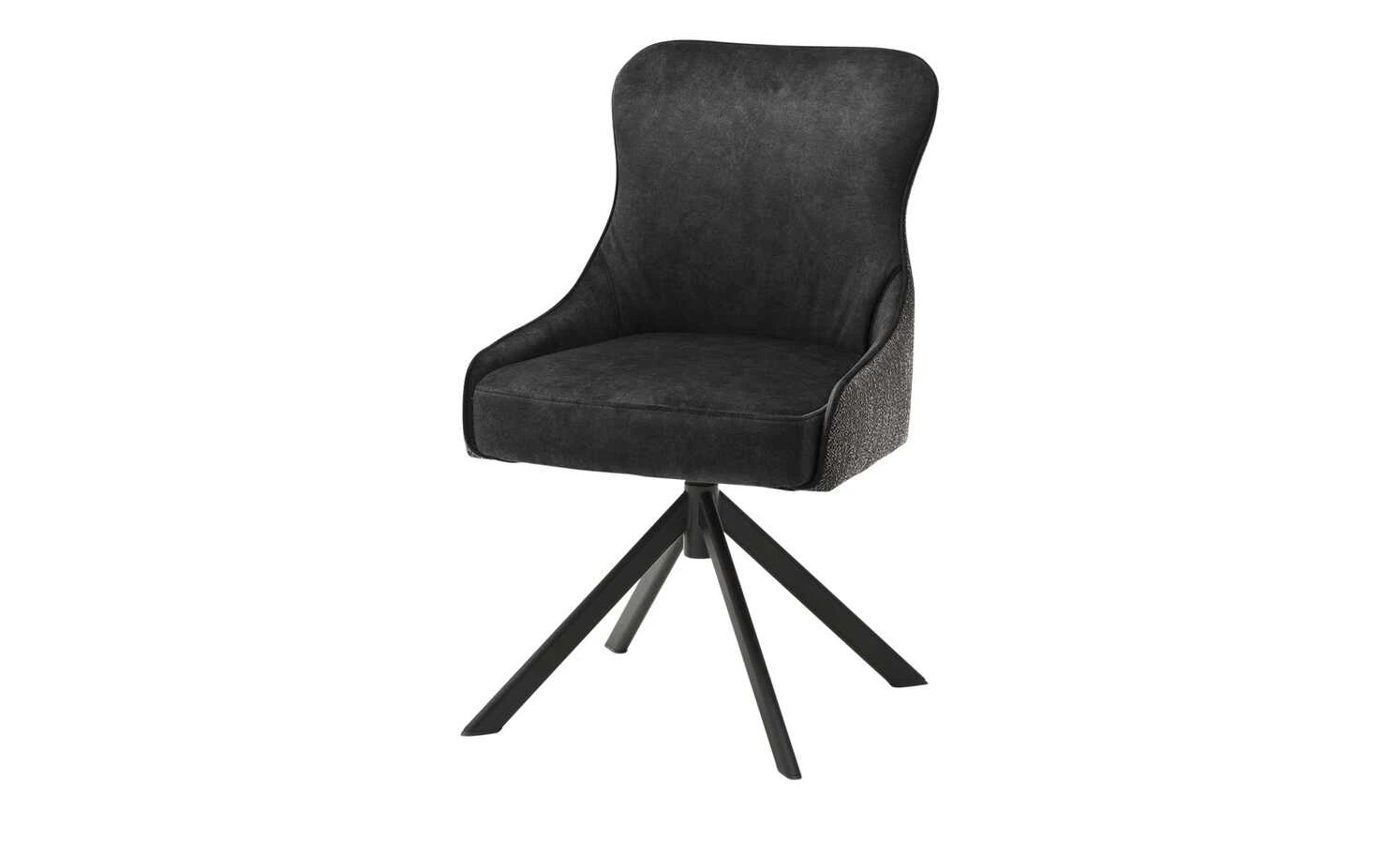 Polsterstuhl Effi | Anthrazit Nein Schräg Schwarz 4 Polsterstuhl Effi | Anthrazit Nein Schräg Schwarz – Bild 2