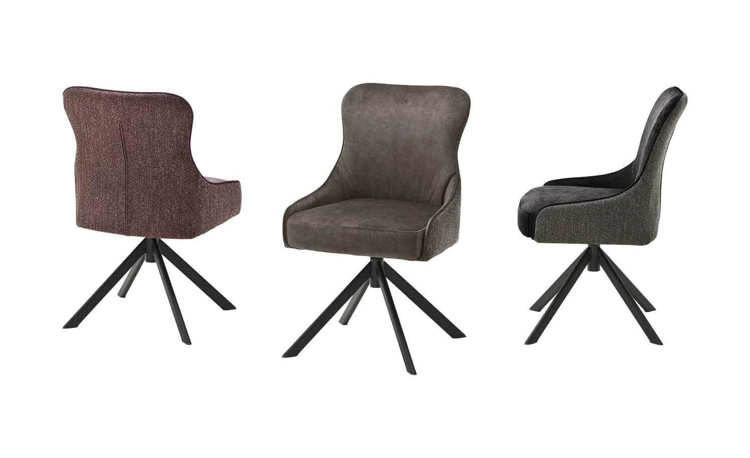 Polsterstuhl Effi | Anthrazit Nein Schräg Schwarz 3 Polsterstuhl Effi | Anthrazit Nein Schräg Schwarz