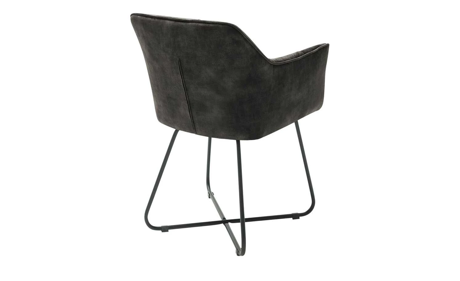 Polsterstuhl mit Armlehne Anna | Anthrazit 5 Polsterstuhl mit Armlehne Anna | Anthrazit – Bild 3