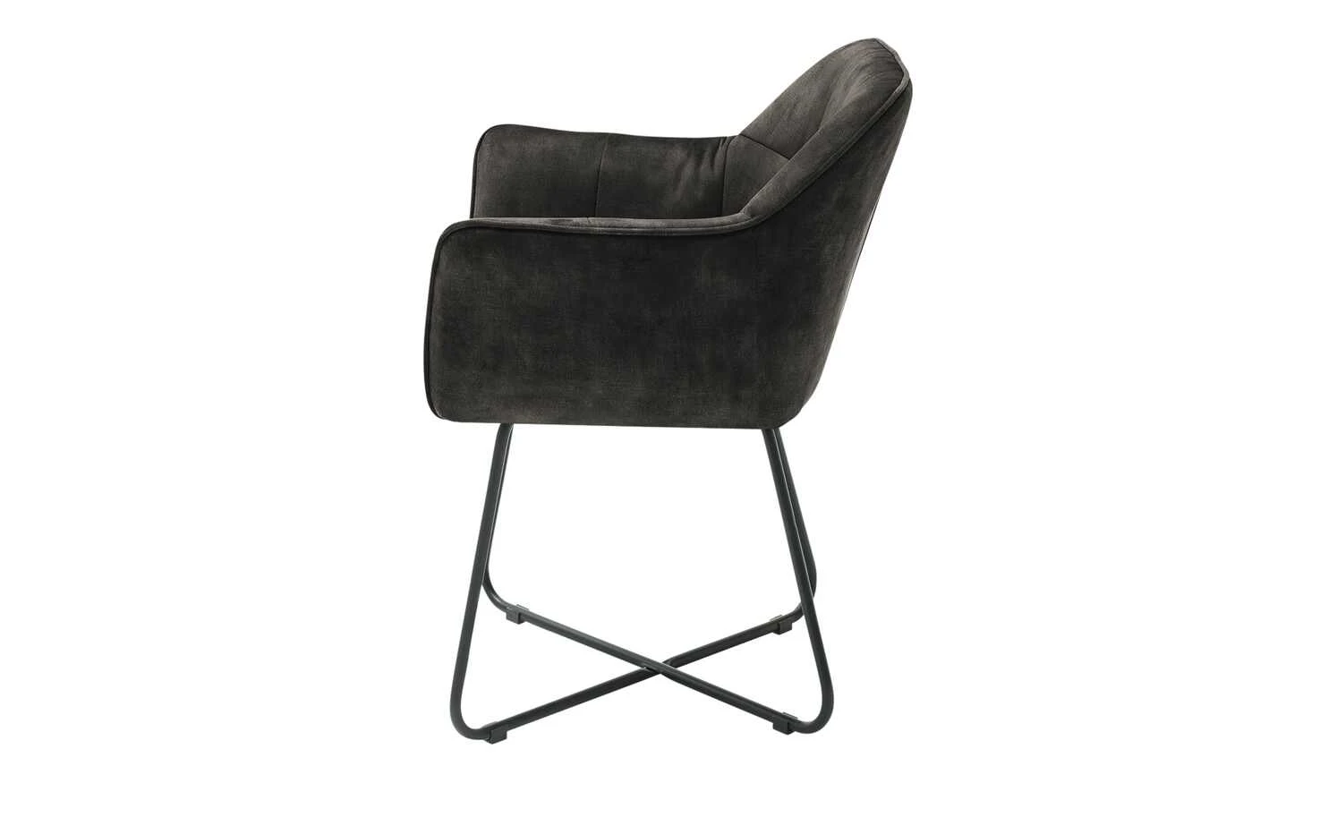 Polsterstuhl mit Armlehne Anna | Anthrazit 10 Polsterstuhl mit Armlehne Anna | Anthrazit – Bild 8