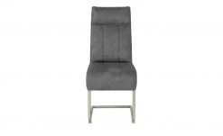 uno Freischwinger Alabria | Dunkelgrau Edelstahl -Stuhle Geschaft 14305563 12 202108301233