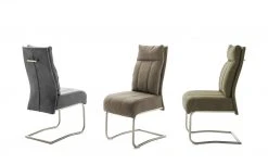 uno Freischwinger Alabria | Dunkelgrau Edelstahl -Stuhle Geschaft 14305563 13 202108301233