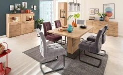 uno Polsterschwingstuhl Malta | Dunkelgrau