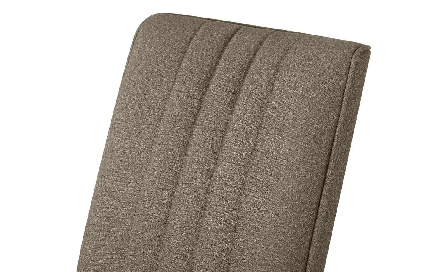 Gray & Jones Polsterstuhl Black Coast Two | Rücken mit Längsnähten Braun 8 Gray & Jones Polsterstuhl Black Coast Two | Rücken mit Längsnähten Braun – Bild 6