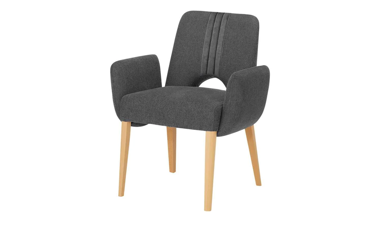 Woodford Polsterstuhl Ansgar | Eiffel Tower (Anthrazit) Ja Buche 4 Woodford Polsterstuhl Ansgar | Eiffel Tower (Anthrazit) Ja Buche – Bild 2