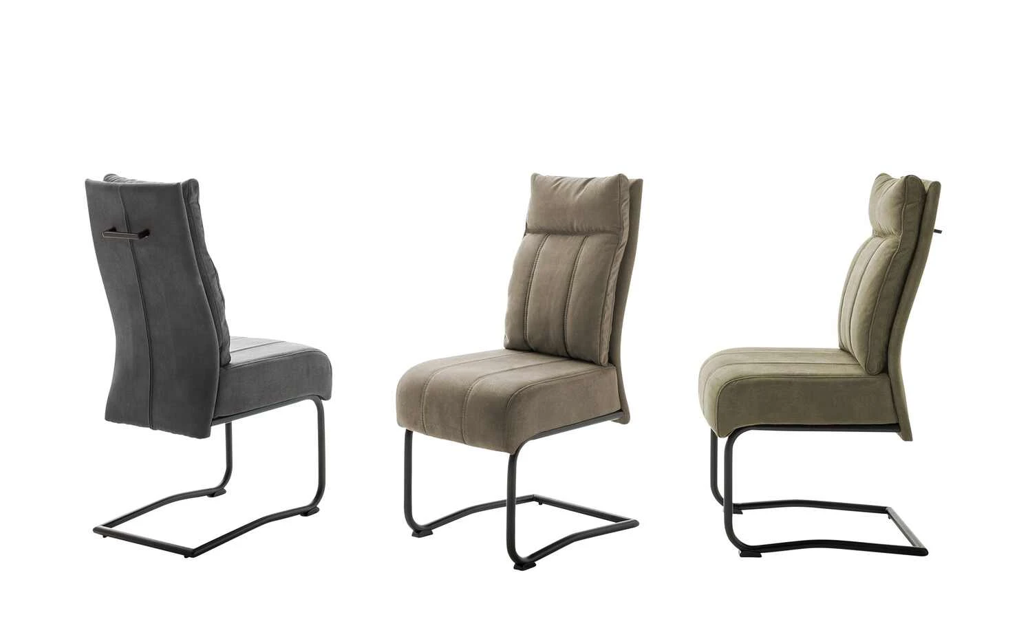 uno Freischwinger Alabria | Dunkelgrau Schwarz (matt) 3 uno Freischwinger Alabria | Dunkelgrau Schwarz (matt)