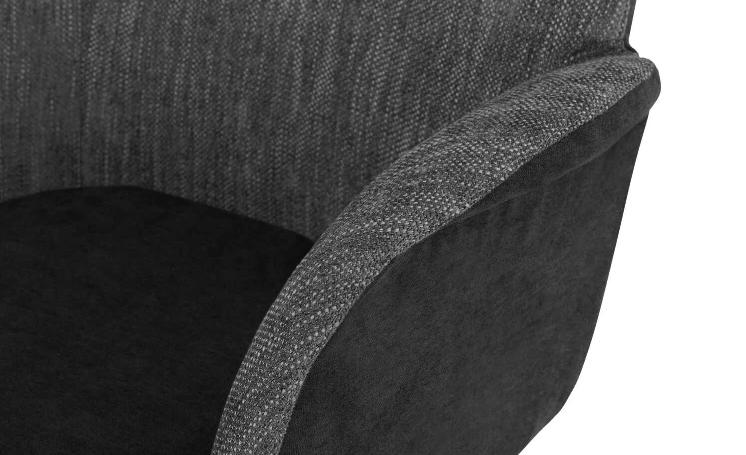 Woodford Polsterstuhl mit Armlehne Melba | Schwarz Nein 6 Woodford Polsterstuhl mit Armlehne Melba | Schwarz Nein – Bild 4