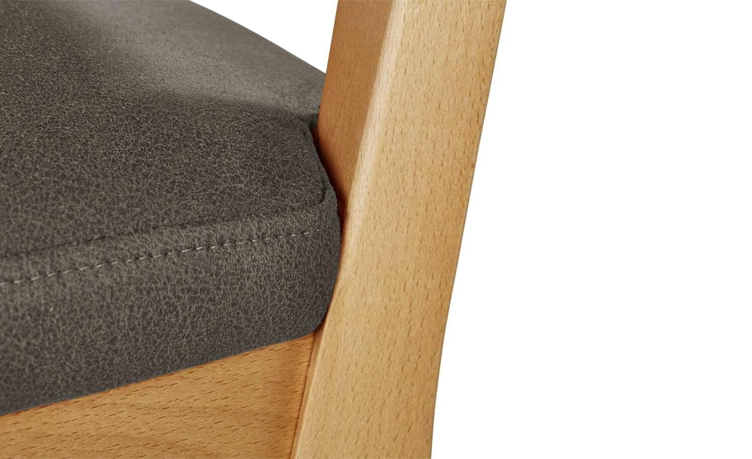Wohnwert Holzstuhl gepolstert Alvar | Anthrazit 7 Wohnwert Holzstuhl gepolstert Alvar | Anthrazit – Bild 5