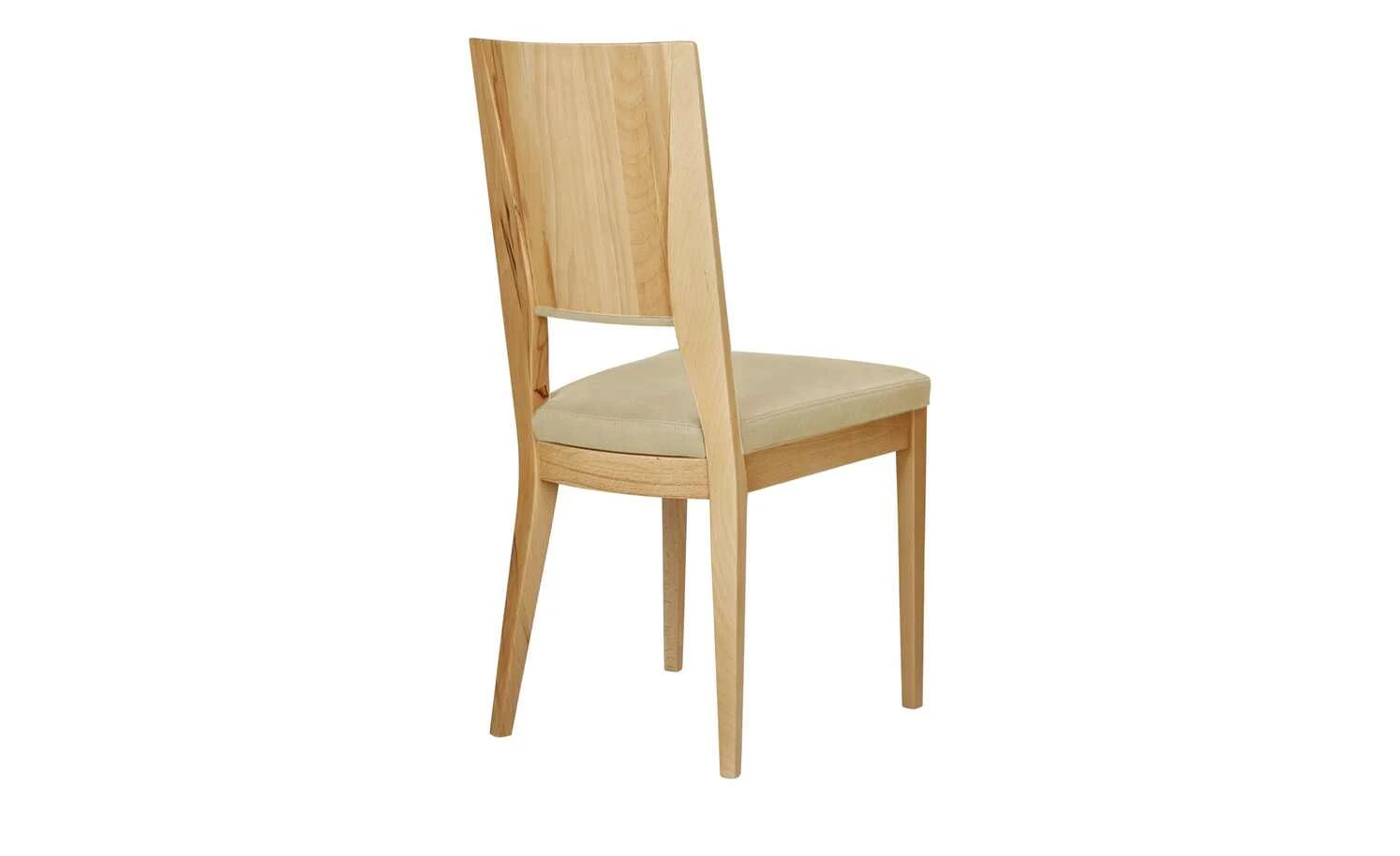 Wohnwert Holzstuhl gepolstert Alvar | Beige 5 Wohnwert Holzstuhl gepolstert Alvar | Beige – Bild 3