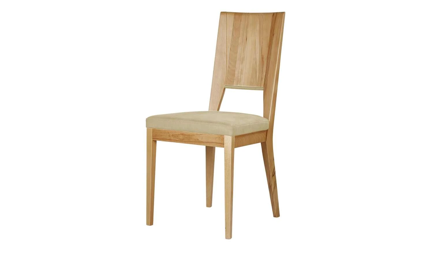 Wohnwert Holzstuhl gepolstert Alvar | Beige 4 Wohnwert Holzstuhl gepolstert Alvar | Beige – Bild 2