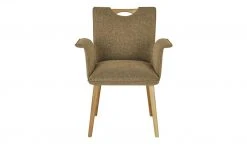 Wohnwert Polsterstuhl mit Armlehne Scandio | Hellbraun -Stuhle Geschaft 14306258 8 202011302238