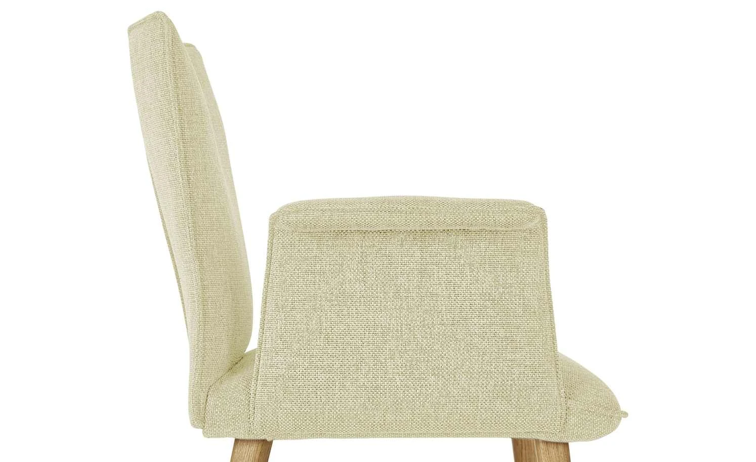 Wohnwert Polsterstuhl mit Armlehne Scandio | Sand (Creme) 11 Wohnwert Polsterstuhl mit Armlehne Scandio | Sand (Creme) – Bild 9