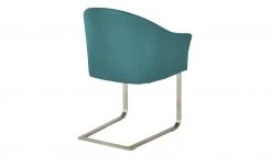 Wohnwert Leder-Schwingstuhl Jalto | Turquoise (Blau) Nein -Stuhle Geschaft 14306268 6 202009290127