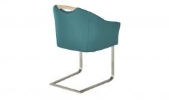 Wohnwert Leder-Schwingstuhl Jalto | Turquoise (Blau) Ja -Stuhle Geschaft 14306270 3 202009282338