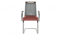 Wohnwert Freischwinger Mero | Rostrot / Grau Ja -Stuhle Geschaft 14306331 5 202011272239