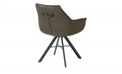 uno Armlehn-Polsterstuhl drehbar Jonny | Innen: Dunkelgrün / Außen: Dunkelgrau -Stuhle Geschaft 14306786 2 202103292234