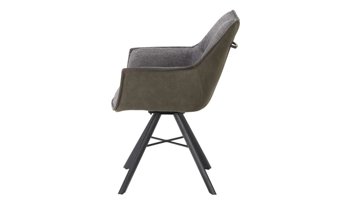 uno Armlehn-Polsterstuhl drehbar Jonny | Anthrazit 4 uno Armlehn-Polsterstuhl drehbar Jonny | Anthrazit – Bild 2