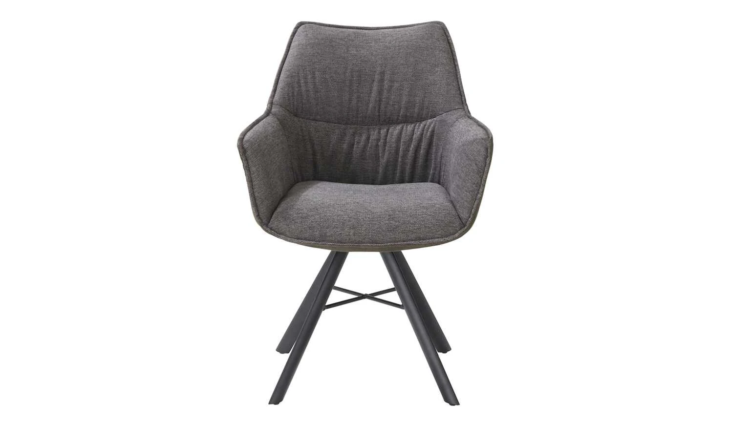 uno Armlehn-Polsterstuhl drehbar Jonny | Anthrazit 5 uno Armlehn-Polsterstuhl drehbar Jonny | Anthrazit – Bild 3