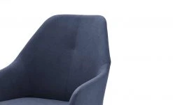 Polsterstuhl Dita | Nachtblau Freischwinger rund niedrige Armlehne -Stuhle Geschaft 14306864 2 202101262258
