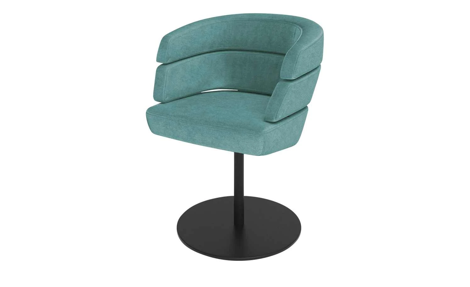 JOOP! Polster-Drehsessel Curves | Petrol Drehstuhl 3 JOOP! Polster-Drehsessel Curves | Petrol Drehstuhl