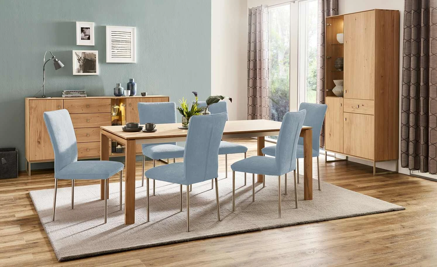 Berger & Rath Polsterstuhl Motus | Grau-Blau 3 Berger & Rath Polsterstuhl Motus | Grau-Blau