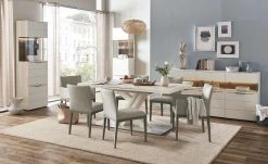 Berger & Rath Polsterstuhl Bono | Hellbraun Londra (Hellgrau) Ja