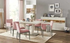 Berger & Rath Polsterstuhl Bono | Salmon (Rosa) Londra (Hellgrau) Ja