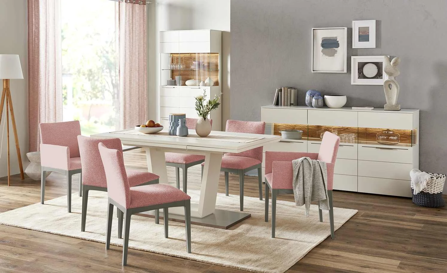 Berger & Rath Polsterstuhl Bono | Salmon (Rosa) Londra (Hellgrau) Ja 3 Berger & Rath Polsterstuhl Bono | Salmon (Rosa) Londra (Hellgrau) Ja