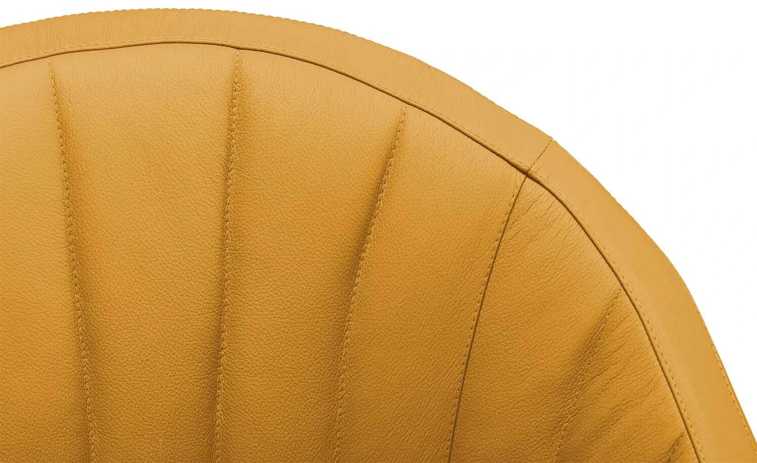 Berger & Rath Kufenstuhl Leder Lanx | Mustard (Senfgelb) 5 Berger & Rath Kufenstuhl Leder Lanx | Mustard (Senfgelb) – Bild 3
